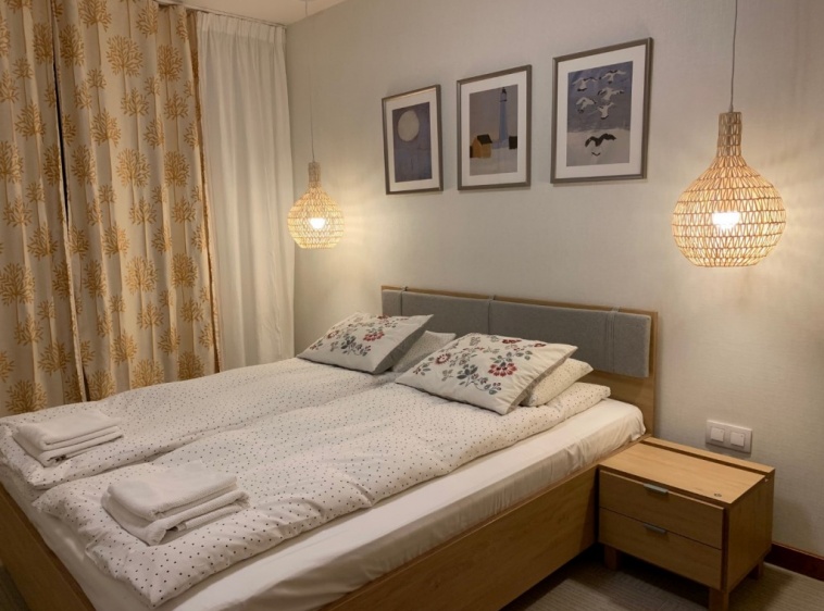 Apartament Bornholm w Willi na Wydmie Sypialnia