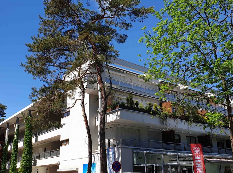 Apartamenty w centrum Juraty ul. Międzymorze - widok zewnętrzny